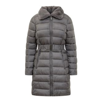 Michael Kors Parkas, female, Gray, Size: XS Packable Quilted Nylon Puffer Coat