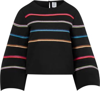Rosie Assoulin Maglione a righe - Nero