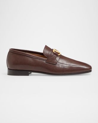 Valentino Garavani Men & apos;s Vlogo Signature Leather Loafers