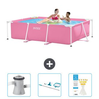 Intex Piscina Con Estructura Rectangular - 220x150x60 Cm - 6-piezas Scb82