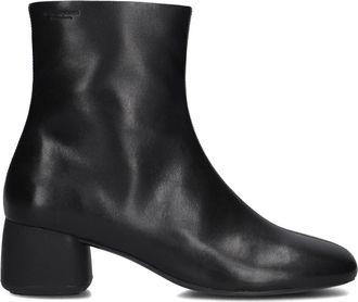 Vagabond Stijlvolle Livia 001 Enkellaarsjes - Dames - Laarzen met Hak - Zwart - 37 EU - Wol - Schoenen