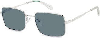 Polaroid PLD 4213/G/S/X Asian Fit Polarized 010/C3 Mens Sunglasses Silver Size 57