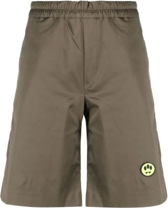 Barrow Barrow, Korte Broeken, Heren, Groen, M, Katoen, Casual Shorts