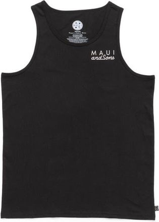 Maui and Sons Cookie Logo Tank in Black at Nordstrom, Size Xx-Large