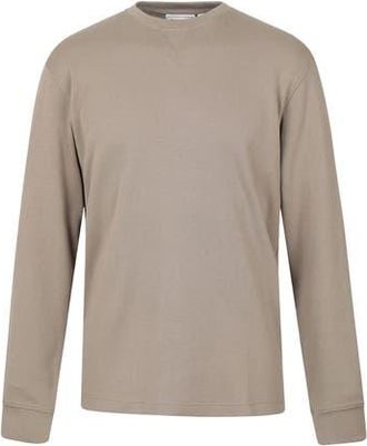 Mountain Warehouse Tillsbury Textured Waffle Crew Neck Long-sleeved Sweatshirt in Dark Beige at Nordstrom, Size Large