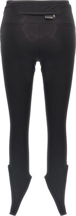 Courr&egrave;ges Womens Black Polyamide Leggings Clothing