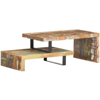 vidaXL Vidaxl - Set Tavolini da Salotto 2 pz in Legno Massello di Recupero