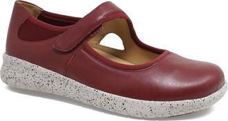 Ziera Womens Silvani Casual Mary Jane Shoes In Pinot Leather