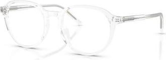 Dolce & Gabbana 50mm Phantos optical glasses in Transparent at Nordstrom