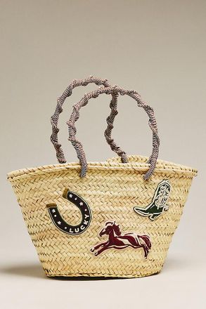 Alemais Ace Midi Macrame Basket Bag