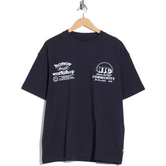 Honor The Gift Workshop Graphic T-Shirt in Navy at Nordstrom Rack, Size Xx-Large
