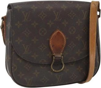 Louis Vuitton Pre-owned Cross Body Bags, female, Brown, Size: ONE SIZE Pre-owned Canvas Cross Body Bag
