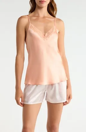 Etam Milky Silk Camisole in Buttercup at Nordstrom, Size X-Large