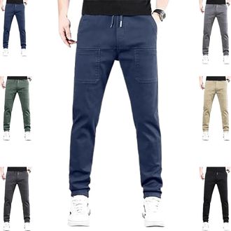 Generic Acegents Cargo Pants,Multipants - High Stretch Multi-Pocket Durable Cargo Pants (Blue,4XL,Medium)