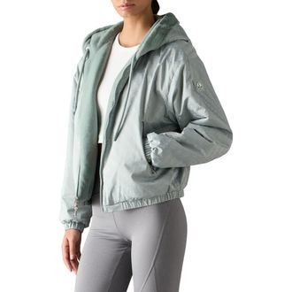 Moose Knuckles Eaton Bunny Reversible Faux Fur Hooded Jacket in Dusty Jade at Nordstrom, Size Medium