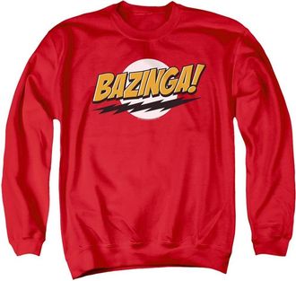Gildan Big Bang Theory Bazinga Adult Crewneck Sweatshirt