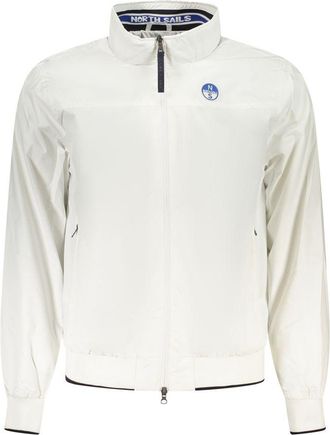 North Sails White Polyester Mens Mens Jacket