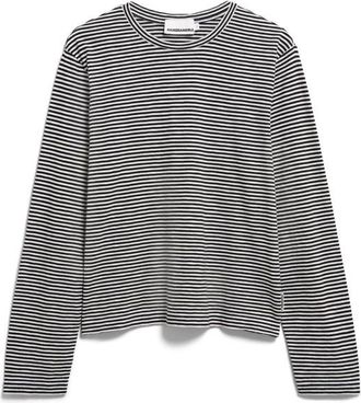 Armedangels Slub Jersey Stripe Longsleeve Longsleeve f&uuml;r Damen | grau