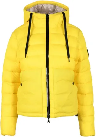 Kejo Yellow Quilted Polyamide Down Jacket