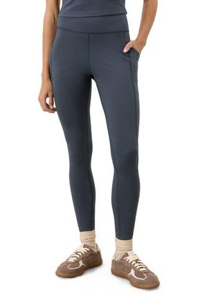 Pact On the Go-To Pocket Legging Made With Organic Cotton in Steel Blue at Nordstrom, Size Xx-Large