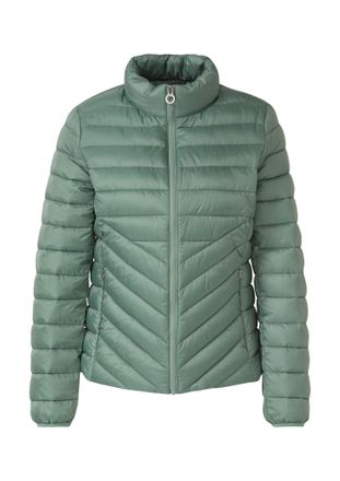 s.Oliver Outdoorjacke S.OLIVER, Damen, Gr. 34, sage gr&uuml;n, Obermaterial: 100% Polyester, regular fit taillenbedeckt, elastischer Bund, Jacken Outdoorjacke, mit 