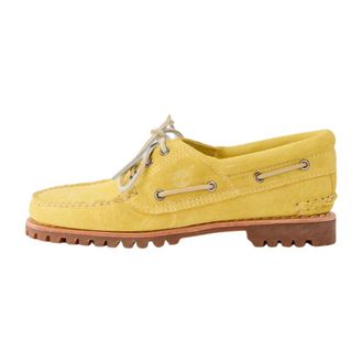 Timberland Authentic Boat Suede - Heren - Bootschoenen - Geel - 40 EU - Su&egrave;de - Schoenen