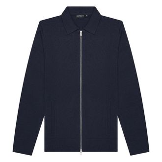 Aspact Ravio Overshirt - Heren - Truien - Blauw - Maat: L