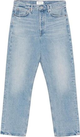 A Gold E 90s Jean Tiro Medio Recto (Weightless) - Jeans - Mujer - Azul - W29