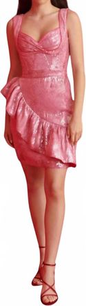 Celia B Nova Sweetheart Mini Dress In Pink