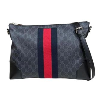 Gucci Pre-owned Sherry Line Schoudertas - Heren - Vintage Schoudertas - Zwart - ONE Size - Vintage