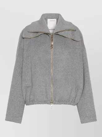 Sportmax virgin wool oversized bomber jacket