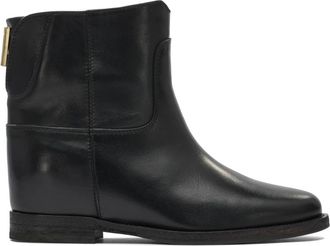Via Roma 15 Santa Monica Enkellaars - Dames - Enkellaarsjes - Zwart - 41 EU - Leer - Schoenen