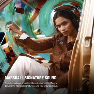 No Brand Auriculares Supraaurales Marshall Major V Marr&oacute;n Plegables