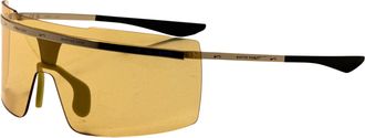 Nike Mens Echo Shield 67mm Gold Sunglasses FB4480-750-67