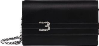 Baldinini Bolso de Sat&eacute;n - Bags - Mujer - Negro - ONE SIZE