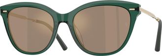 Oliver Peoples OV5597SU Mrs. Federer 17635A Womens Sunglasses Green Size 55