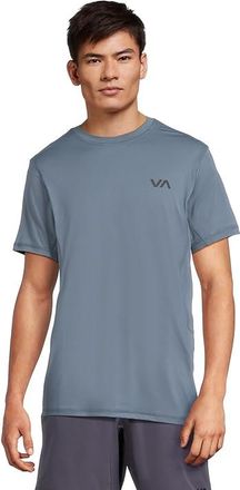 Rvca Sport Vent Short Sleeve Mens Workout Vintage Navy : 2XL, Elastane/Polyester