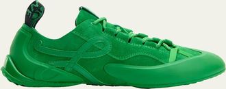 Loewe Grip Suede Low-Top Sneakers