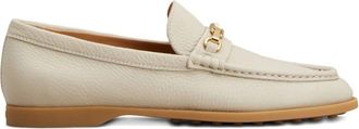 Tod's Chain-Detail Loafers - Dames - Loafers - Grijs - 40 EU - Leer - Schoenen
