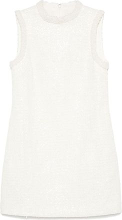 Self Portrait Abito bouclé con paillettes - Toni neutri