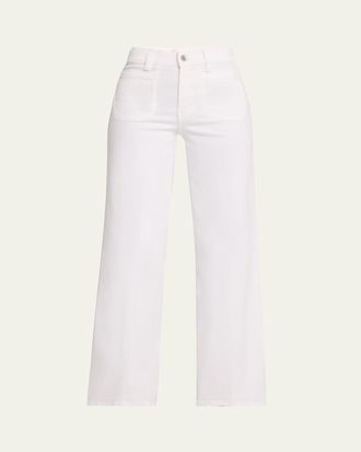 Frame Denim Le Slim Palazzo Modernist Pocket Jeans