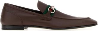 Gucci Brown Leather Loafers