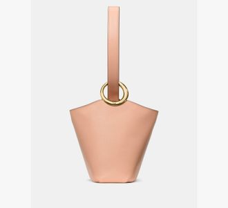 Kate Spade New York Womens Halo Mini Bucket Bag in Pink | Smooth Leather