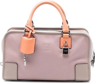 Loewe 2010-2025 Tricolor Leather Amazona 28 handbag - Viola