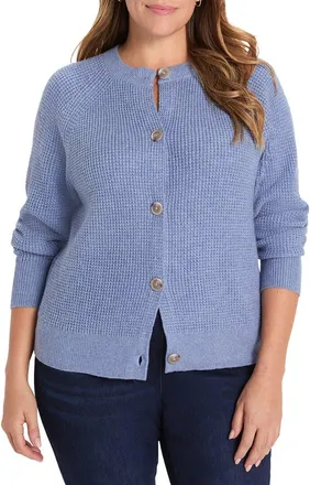Nic+Zoe NIC+ZOE Plus Waffle Cardigan