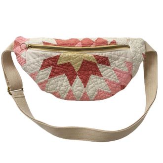 Generic Vintage-Inspired Patchwork Quilted Sling Bag,Bohemian Fabric Shoulder Satchel with Adjustable Strap (Style E)