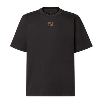 Fendi T-Shirts, male, Black, L, T-Shirt