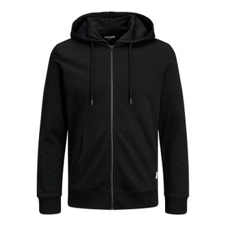 Jack & Jones Jack & Jones Hoodies JJebasic Sweat Zip Hood Zwart