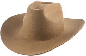 Gigi Pip Lane Brick Top Western Hat in Brown at Nordstrom, Size X-Large