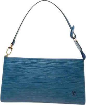 Louis Vuitton Pre-owned Shoulder Bags, female, Blue, Size: ONE SIZE Pre-owned Pochette Accessoires